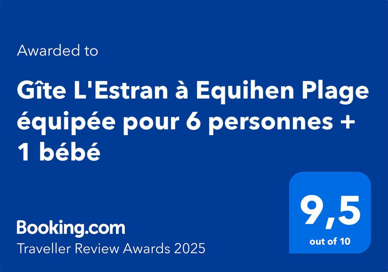 Gite L'Estran A Equihen Plage Equipee Pour 6 Personnes + 1 Bebe Exteriér fotografie